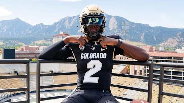 Antwann Hill Jr. on his official visit at CU